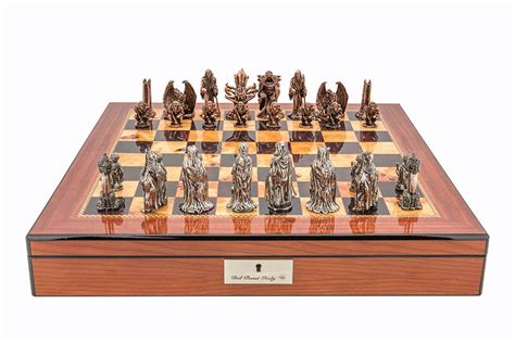 Italian players in the last two decades of the previous century, but seems to be almost forgotten at the time of this writing. Dal Rossi Italy Evil Ring Metal Chess Set on Walnut Shiny ...