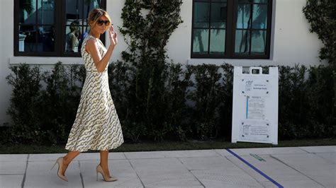 melania trump votes in person maskless the new york times