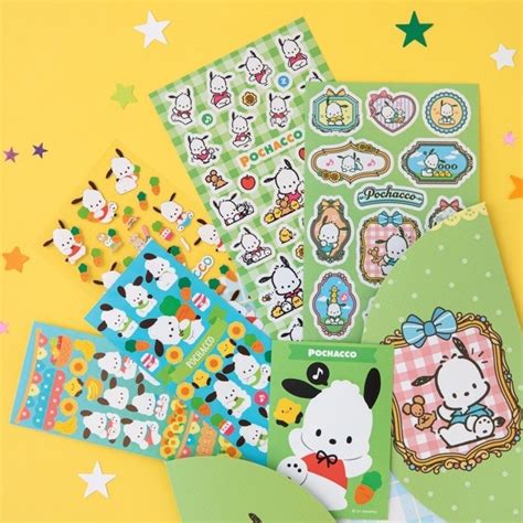 Cute Sanrio Combination Sticker Set Cinnamoroll Sticker My Melody