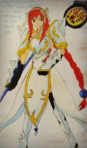 Fairy Tail Erza Requip Lightning Empress Armor By Lisaheartfilia On