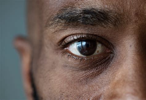 Closeup Of An Eye Of A Black Man Stock Photo Download Image Now Eye