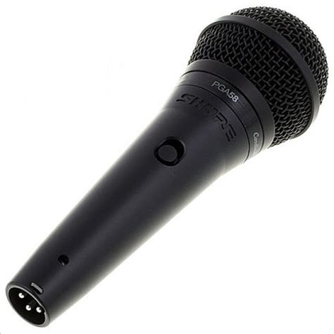 Shure Pga58 Xlr Cardioid Dynamic Vocal Microphone With Xlr Cable