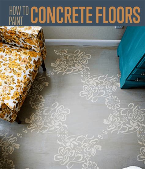Ideas to paint a child39. Tips on Painting a Concrete Floor DIY Projects Craft Ideas ...