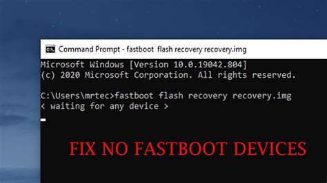 Fix ADB Fastboot Device Not Detected On Windows Fastboot Waiting For Any Device YouTube