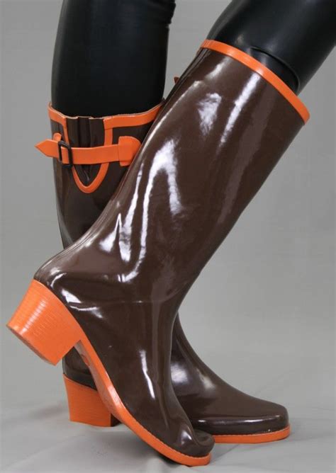 High Heels Absatz Gummistiefel Rubber Boots 40 Rain Boots