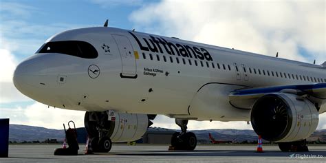 A32nx Flybywire Airbus A320neo Lufthansa D Aijb 8k For Microsoft
