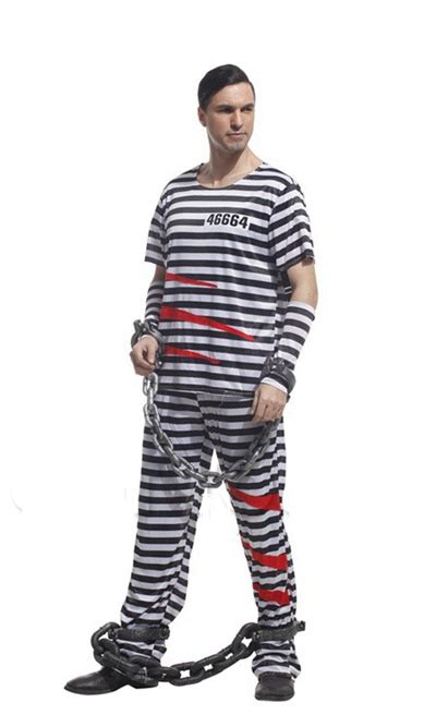 Us 6 80 Le8383 Prison Violence Male Prisoners Costumes Wholesale Show