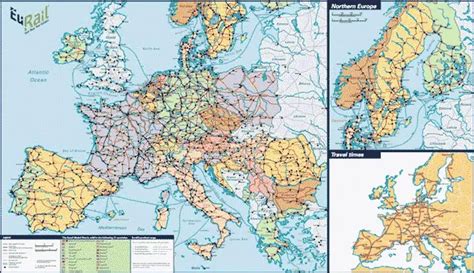 Detailed Europe Rail Map