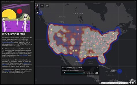 Explore Usas History Of Ufo Sightings With This Interactive Map