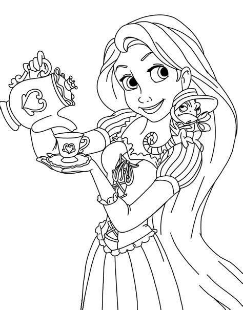 Rapunzel Coloring Pages Online Coloringpages My Xxx Hot Girl