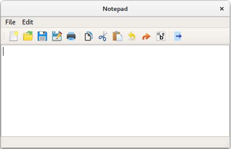 Creating A Basic Notepad Application Andcomine