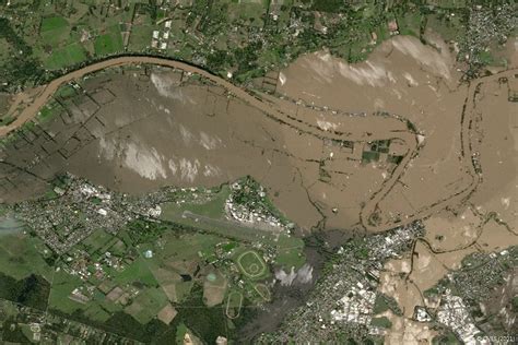 Satellite Images Of Hawkesbury River Flooding Show True Extent Of Nsw