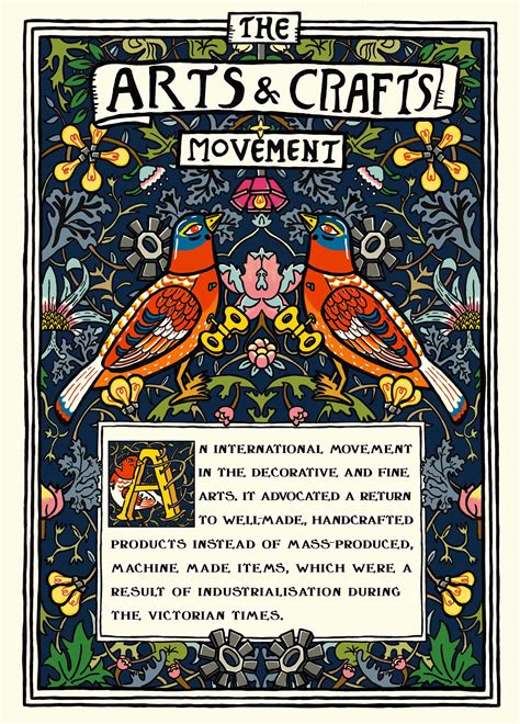 Poster Arts And Crafts Movement Images Behance