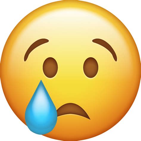 Download Sad Face Transparent Png Crying Emoji