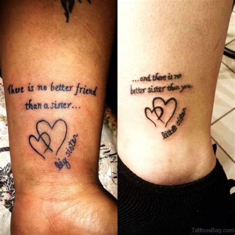 25 Splendid Sister Tattoos On Wrist