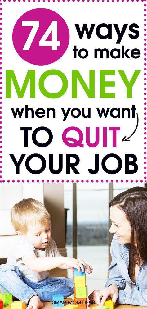 74 Creative Ways To Make Money As A Stay At Home Mom Smart Mom Ideas