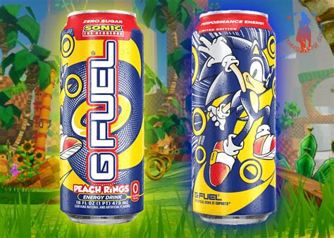 G Fuel Sonic The Hedgehog Energy Drink · Fiery Soul Creations · Online