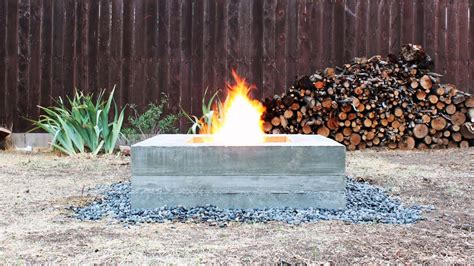How To Make An Outdoor Concrete Fire Pit Youtube