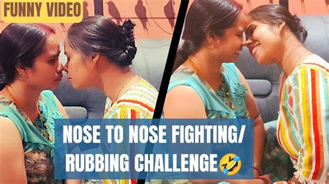 Twin S Sister Nose To Nose Rubbing Fighting Challenge🤣 Youtube
