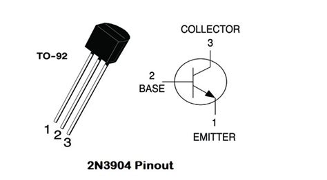 2n3904 Bjt Bipolar Junction Transistor Datasheet And Pinout Netsonic