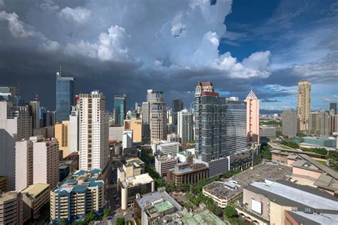 Makati Skyline Manila Philippines Stock Image Image Of Urban