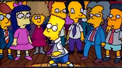 Bart Simpson Does The Bartman With Help From Michael Jackson