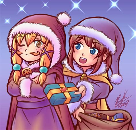 Hat Kid And Mustache Girl Christmas Eve By Thaumana On Deviantart