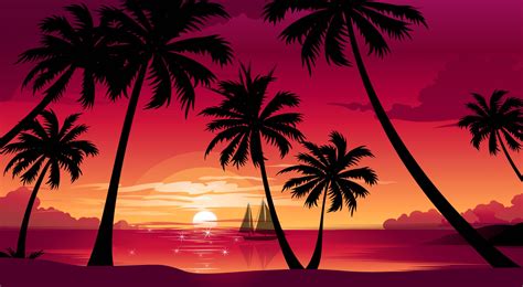 Hawaii Sunset Wallpaper 1920x1200 Download Hd