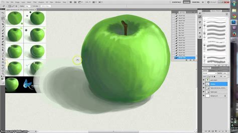 The best way to learn the basics and get started with it. Deviant Apple Tutorial by Michan - Digital Painting in ...