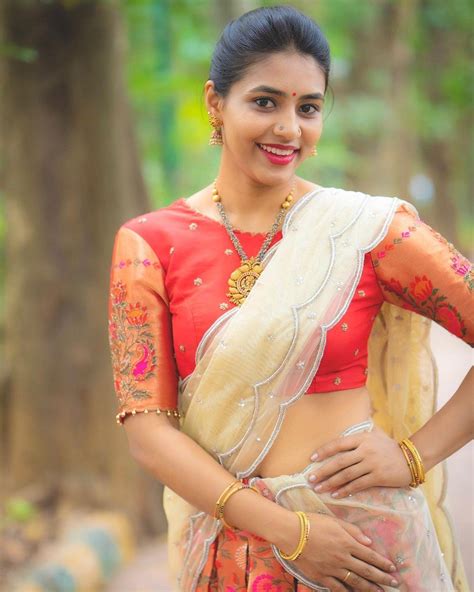 sandalwood actress hot photos sapthami gowda in half saree hot and 135828 the best porn website
