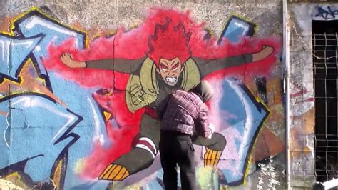 Speed Graffiti GaÏ Maito Naruto Youtube