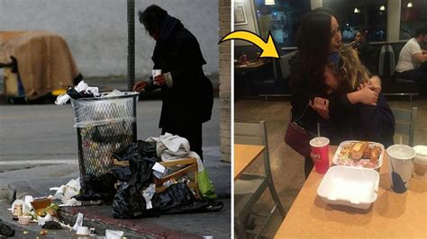 She Gave A Homeless Woman Food Then Noticed Something Didn T Feel