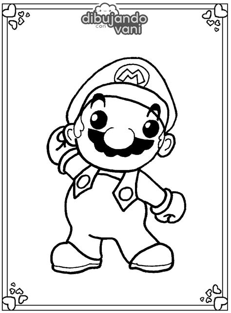 Dibujos De Mario Bros Para Imprimir Y Colorear Dibujando