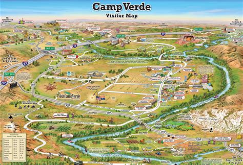 Camp Verde Publishes 2019 Visitor Map The Verde Independent