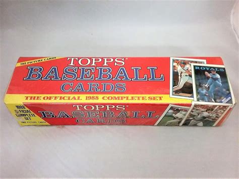 1988 Topps Baseball Cards Factory Sealed Set Sports Souvenirs Amazon