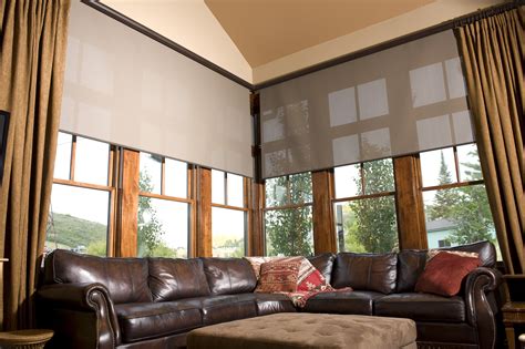 Shades and remote blinds for high windows have top down/bottom up options to preserve the views while providing uv/light filtering. Small Window Covering Company Has A Patented Product That ...