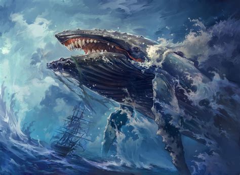 Colossal Whale Magic The Gathering Concept Art House On Artstation