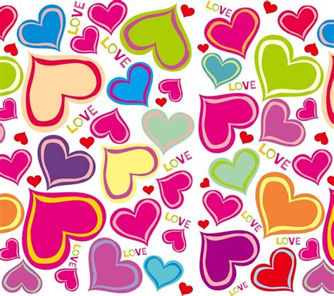 Love Patterns Patternspatternlovecolorcolorfulheartheart Shape