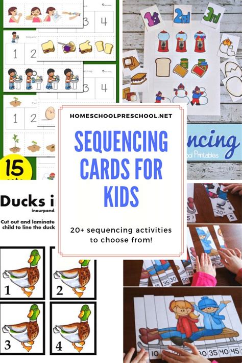 Free Printable Sequencing Cards Sequencing Activities Preschool