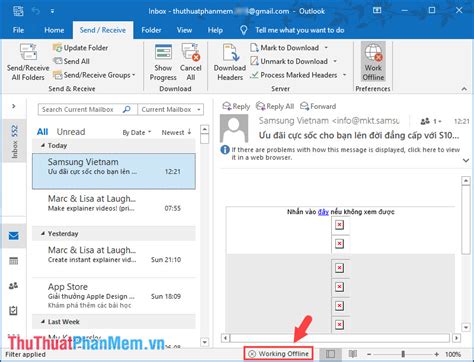 Cách Khắc Phục Lỗi Outlook Không Nhận được Mail