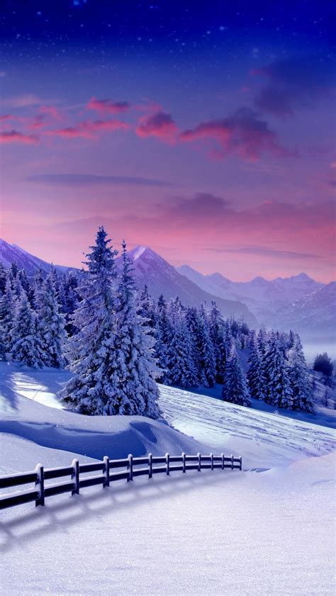 Winter Landscape Winter Iphone Wallpapers Mobile9