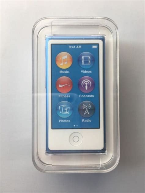 Apple Ipod Nano 7th Generation Mid 2015 Blue 16gb New Sealed In Box