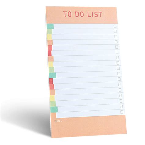 Buy To Do List Notepad By Yiyuan Memo Pad For Shopping Lists