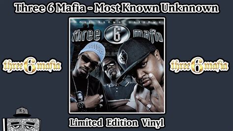 Unboxing Three 6 Mafia Most Known Unknown Limited Edition Vinyl Youtube
