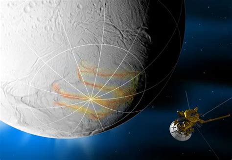 Cassini Frôle Encelade Premières Photos