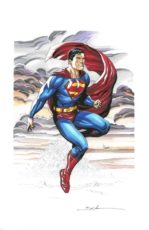 Superman By Gary Frank In Matthew Ps Gary Frank Comic Art Gallery Room