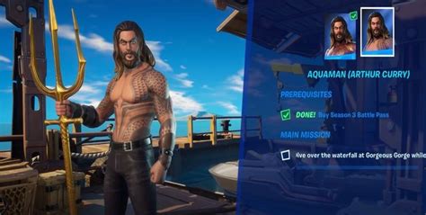 How To Unlock Arthur Curry Skin For Aquaman In Fortnite Micky