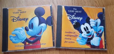 54 Lieder The Very Best Of Walt Disney Vol 1 And 2 Cd Soundtrack Ost