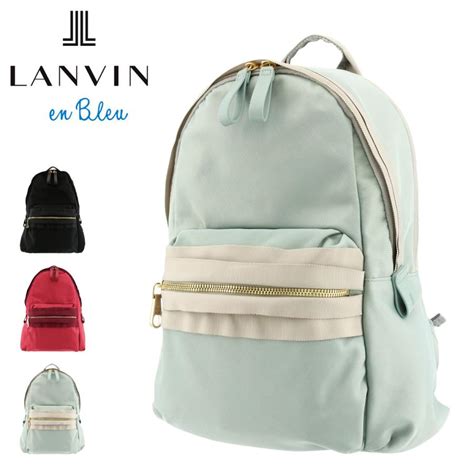 ランバンオンブルー リュック A4 アラカルト レディース 483513 Lanvin En Bleu バックパック ツイルsale