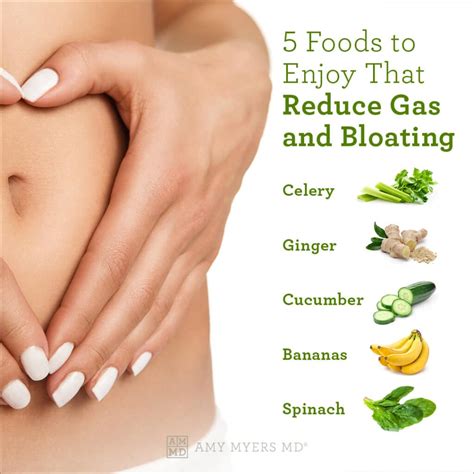 5 Foods To Get Rid Of Gas And Bloating 5 That Make It Worse Amy Myers Md